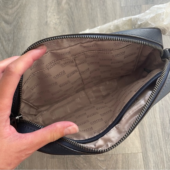 Michael Kors Sandrine Stud Leather Crossbody Bag - Picture 6 of 6